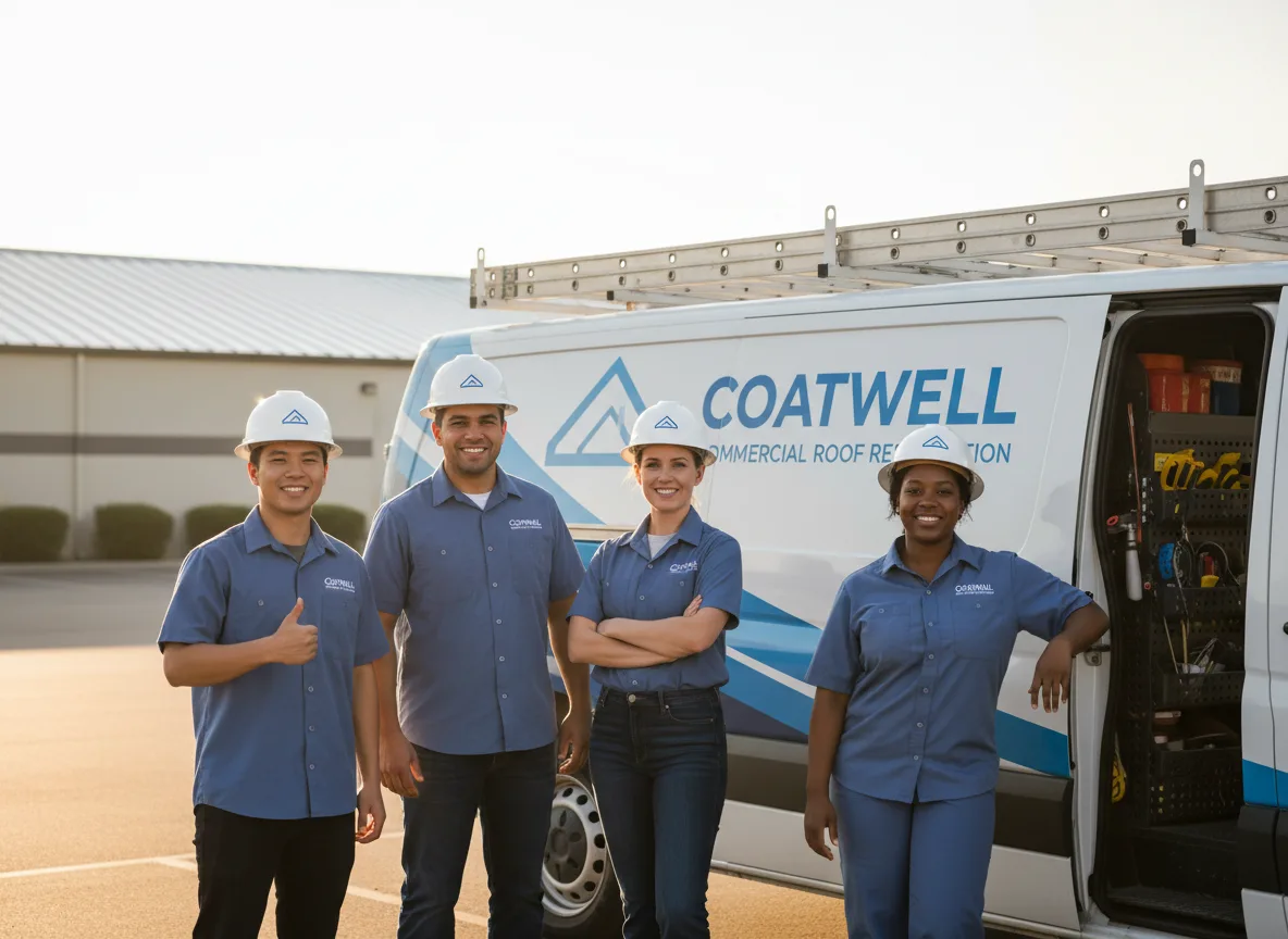 Commercial roof coating company in Colcord, OK